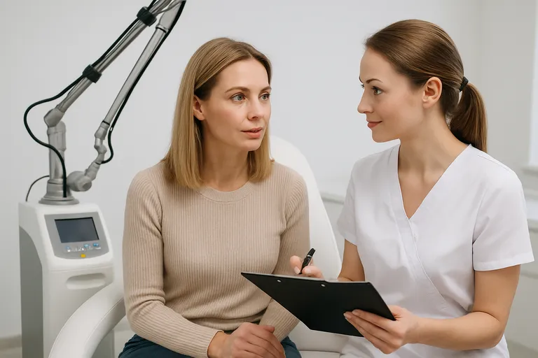 Voorbereiding op de behandeling